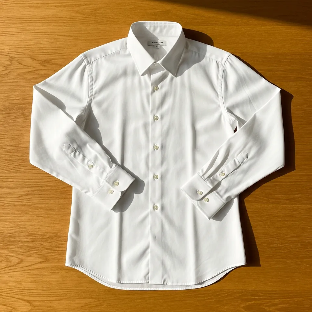 White button-up shirt