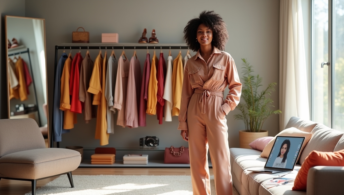 Wardrobe consultation in progress